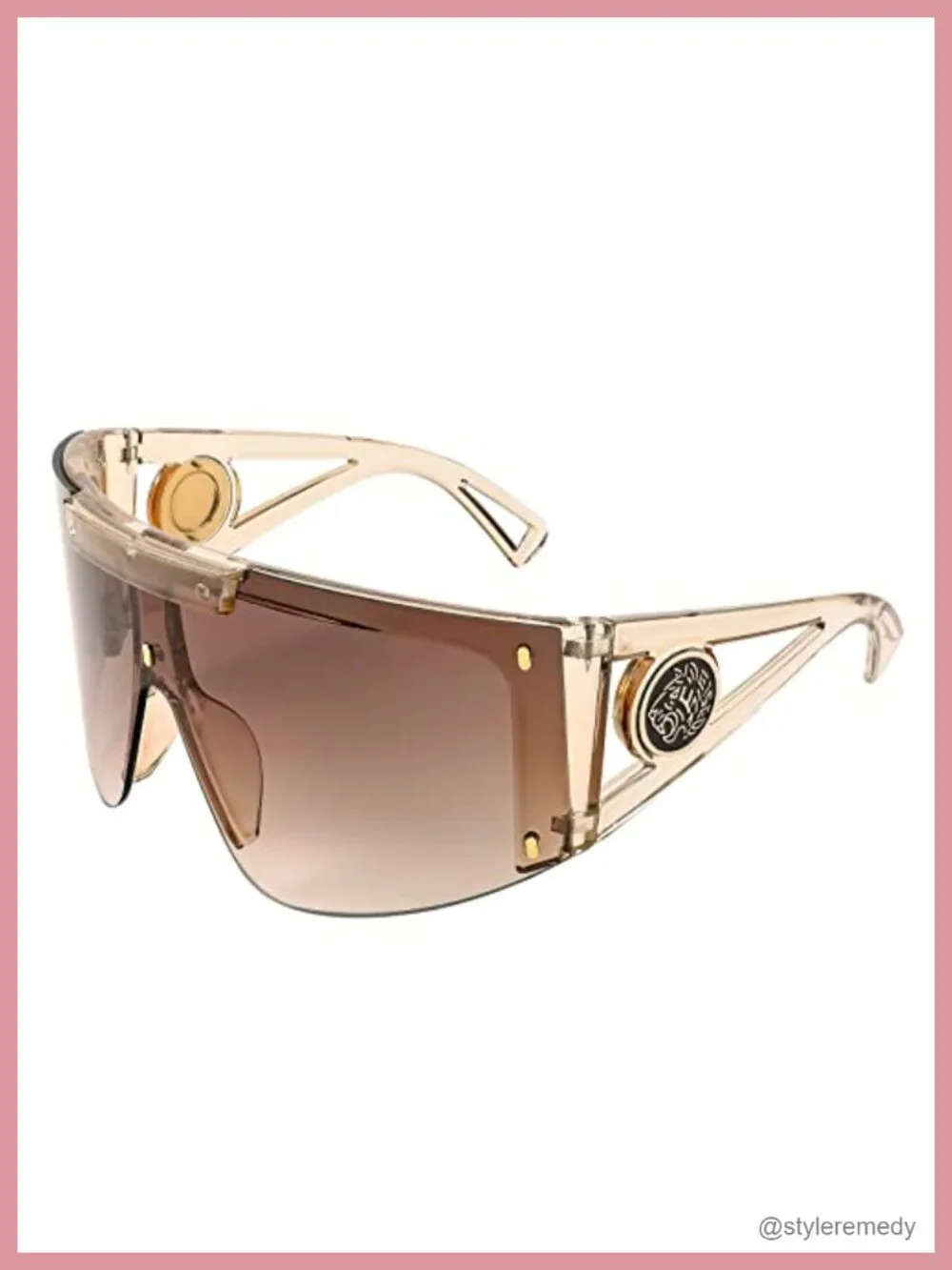 Oversized Wrap Sunglasses Unisex UV400 Protection Cycling Shades